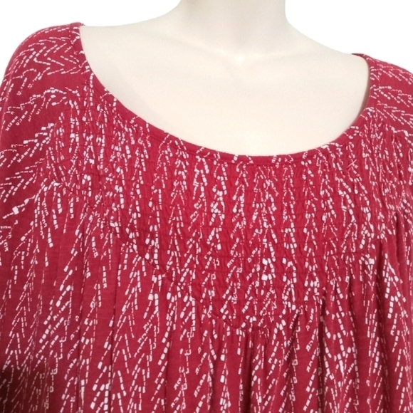 🔵BOGO FREE🔵 Lucky Brand Long Sleeve Top Sz L - Picture 2 of 5